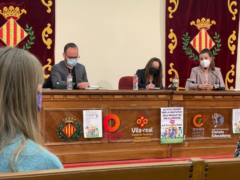 Compromís per Vila-real recollirà signatures per la gratuïtat dels productes menstruals