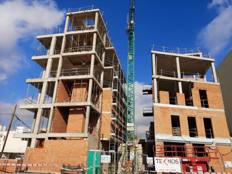 Avancen a bon ritme les obres de construcció del centre parroquial dels Sants Evangelistes i de ‘El Pati’