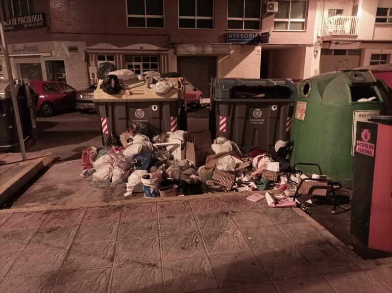 Vila-real exigeix a la nova empresa responsable de la recollida de residus que "solucione els desajustos"