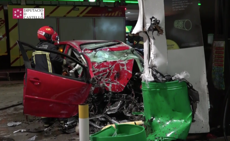 Es difon el vídeo de la intervenció  dels Bombers en el xoc que va tenir com resultat la mort d'Andrea Carballo