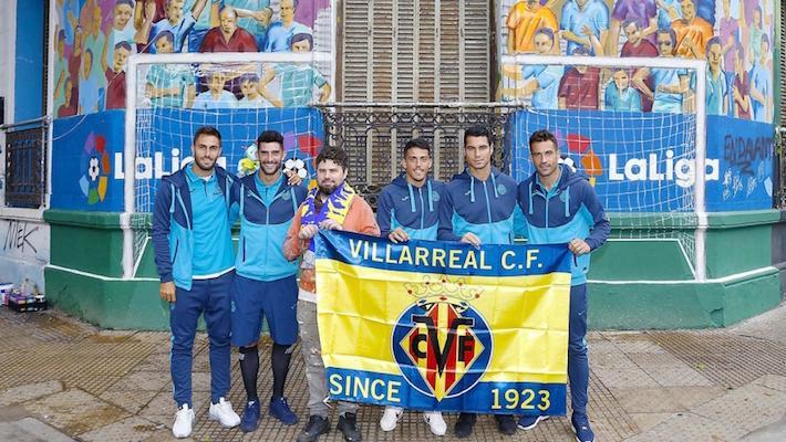 Un graffiti de LaLiga amb toc 'groguet' en terres argentines