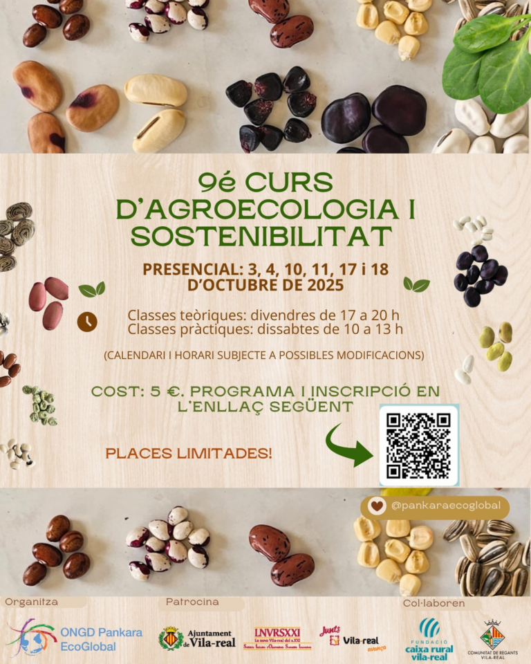 La formació en agroecologia i sostenibilitat torna a Vila-real per novè any consecutiu