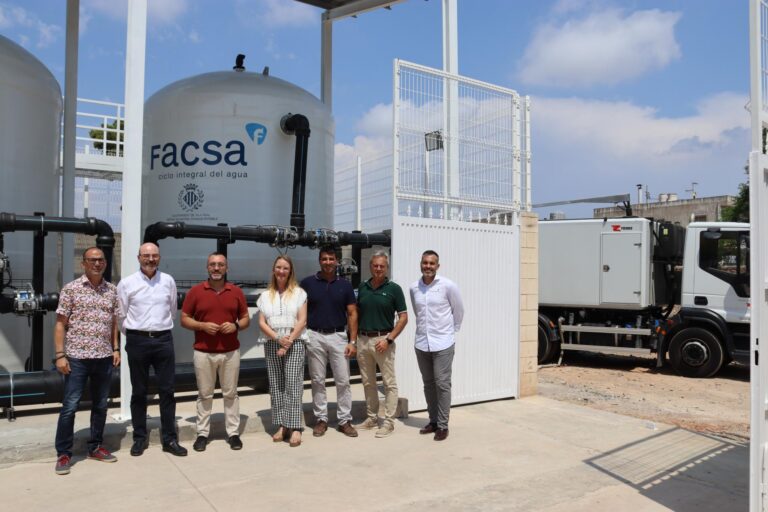 Vila-real activa el nou sistema d’aigua regenerada per a lluitar contra la sequera