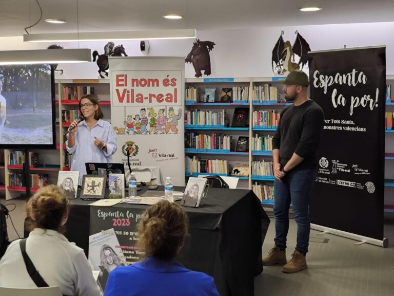 Aitana Torrent arriba a les Biblioteques de Vila-real de la mà d’Alfons Pérez Daràs