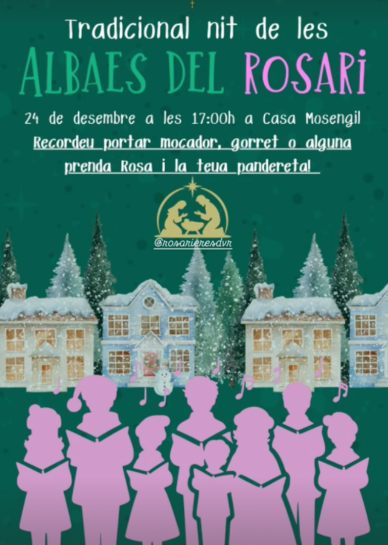 Tot a punt per a la tradicional Nit de les Albaes del Rosari