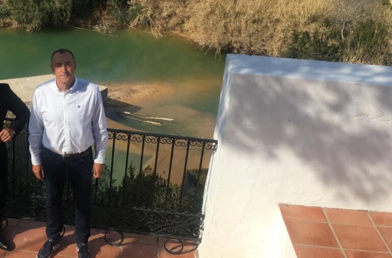 Pasqual Broch, mantenidor del Pregó de festes i imposició de bandes a reina i dames de 2019