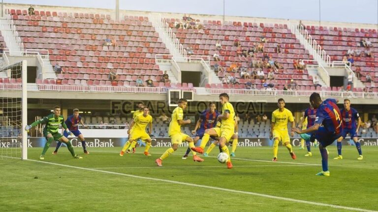 Un bon Villarreal B no pot amb el líder Barça B i cau a l'últim sospir (3-2)
