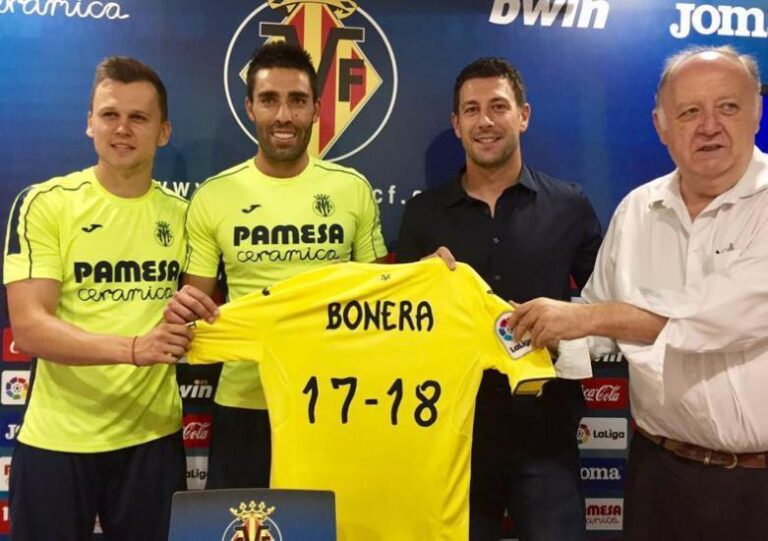 El defensa italià Daniele Bonera diu que "és impossible no estar content en el Villarreal"