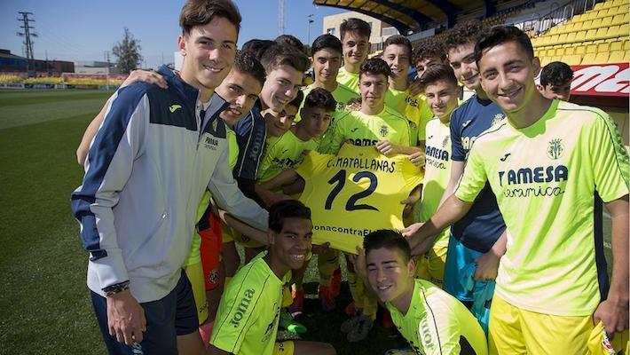 El Cadet A del Villarreal segueix la seua lluita contra l'Esclerosi Lateral Amiotròfica, ELA