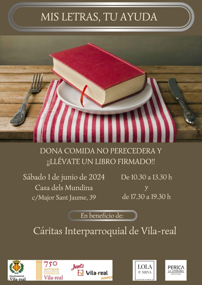 Vila-real acull el dissabte la iniciativa solidària ‘Mis letras, tu ayuda’