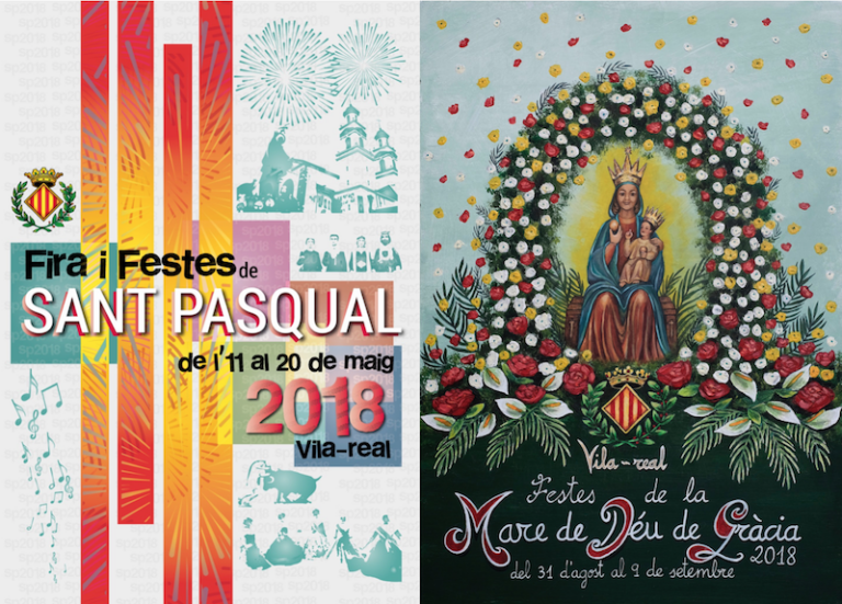 Elisabet Trilles i Sonia Ortiz il·lustren els programes de festes de Sant Pasqual i la Mare de Déu de Gràcia