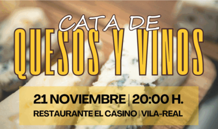 Cata de formatges i vins a Vila-real: gaudeix d’una experiència gastronòmica solidària