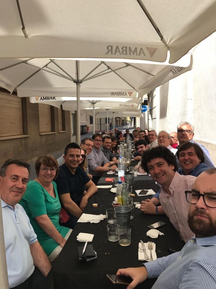 Representants de Compromís gaudeixen de les festes en honor de sant Pasqual
