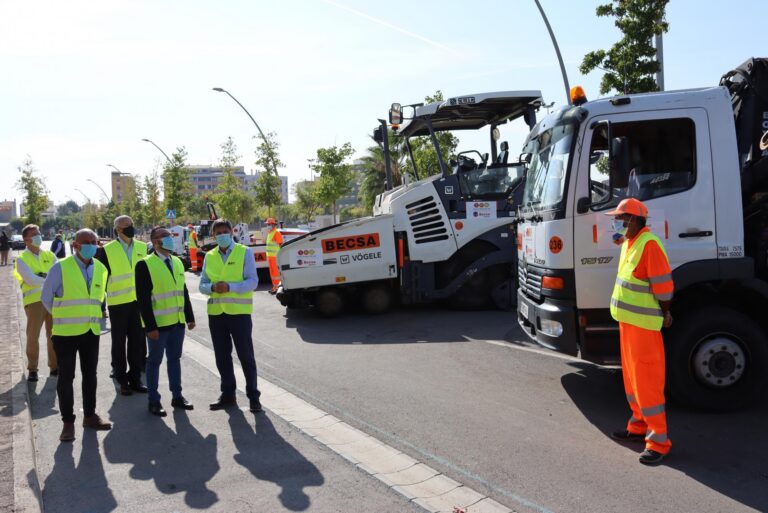 Becsa garantirà la conservació de l’asfalt de calçades i vies rurals de la ciutat durant els pròxims dos anys