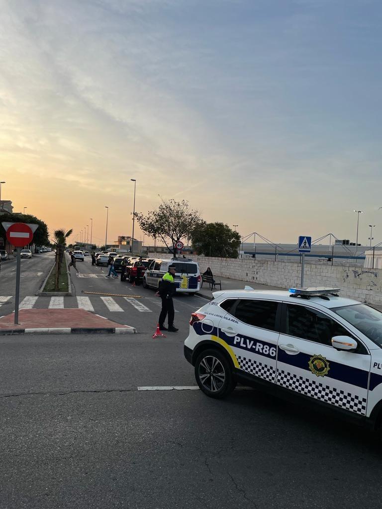 La Policia de Vila-real intercepta 5 conductors per conducció sota els efectes d’alcohol i drogues