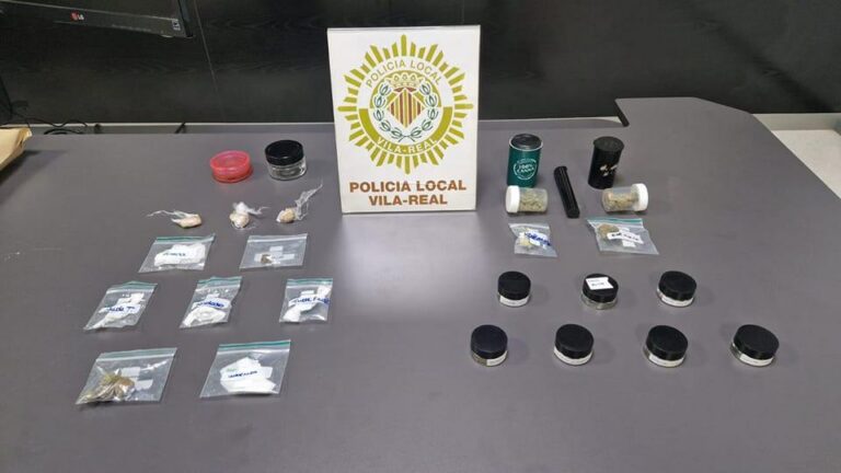 La Policia Local de Vila-real intervé sustancies estupefaents en els controls d’alcohol i drogues