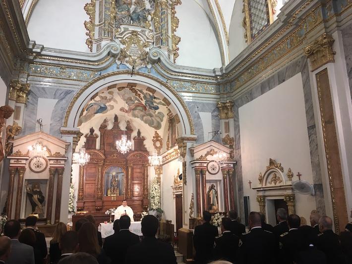 El Termet acull la festa dels Àngels Custodis en homenatge a la Policia Nacional amb missa i reconeixements