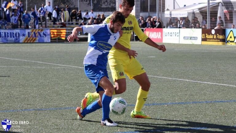 El Villarreal B aconsegueix un treballat punt a Saragossa enfront de l'Ebro