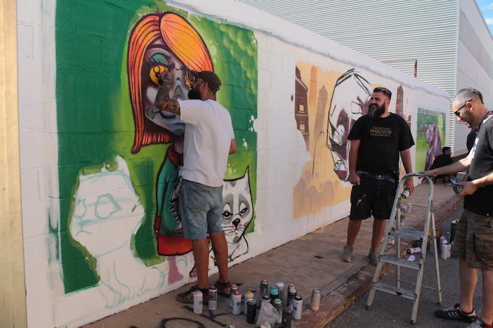 El Concurs exhibició de grafit Esprai convoca 18 artistes urbans al Centre de Congresos i Fires