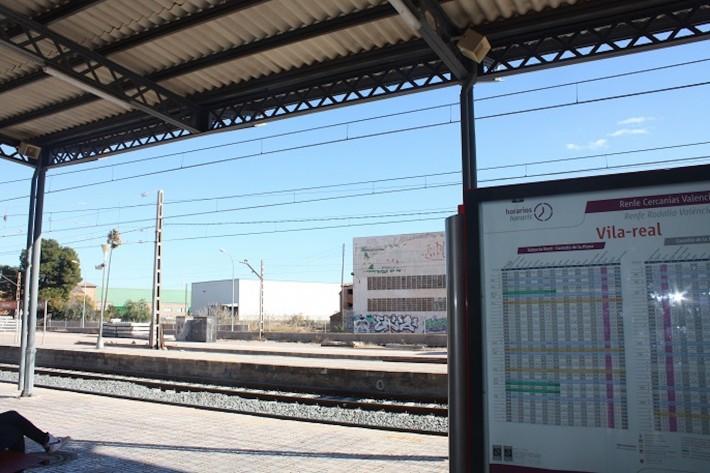 Adif finalitza els treballs de millora de via i andanes en l'estació de Vila-real