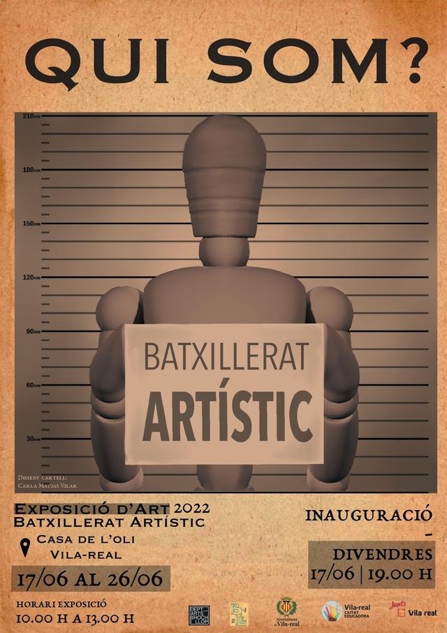 Els alumnes de batxillerat artístic de l'IES Broch i Llop estrenen l' exposició 'Qui som?'