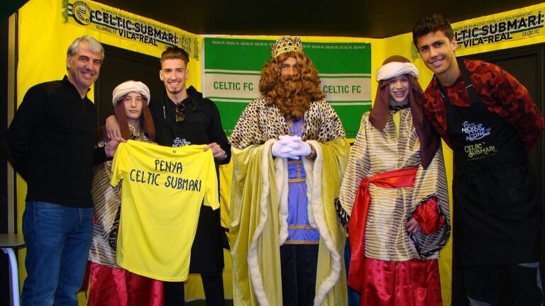 El Villarreal participa en la Festa de Nadal de la Penya Celtic Submarí