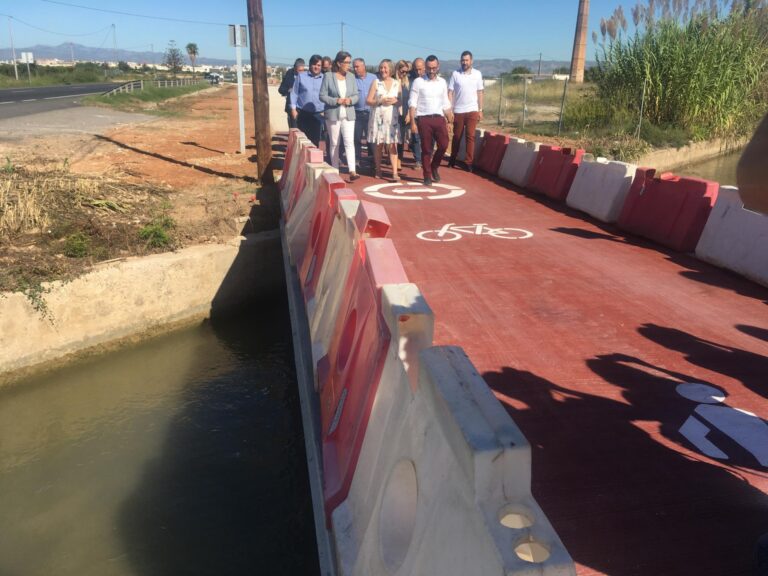 Conselleria conclou la via de ciclistes i vianants que amb Borriana i desdoblarà la CV185 en un mig termini