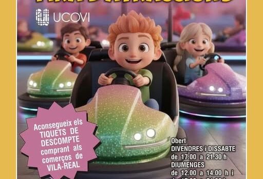 Vila-real encén les llums de la Fira d’Atraccions amb descomptes al comerç local