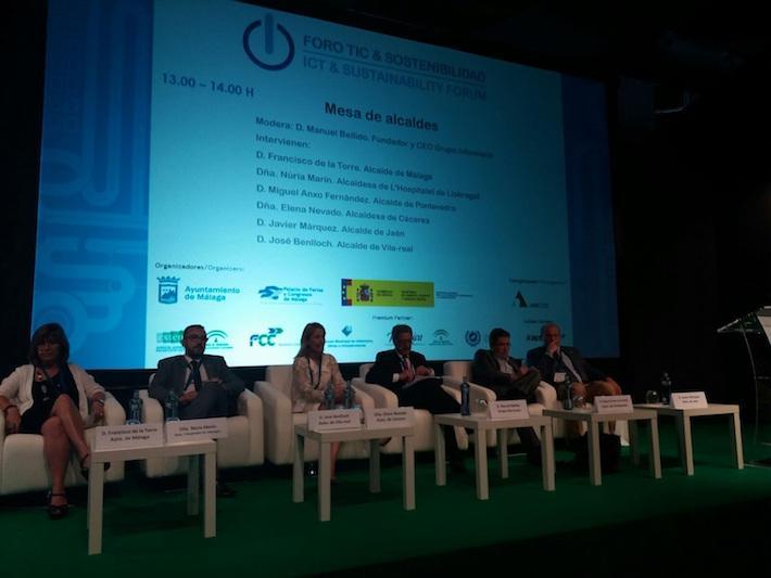 El model de ciutat innovadora de Vila-real viatja al fòrum internacional Green Cities de Màlaga de mà de l’alcalde