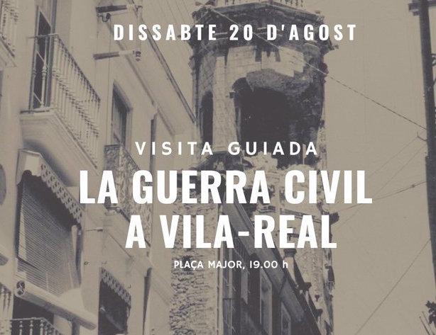 Dissabte nova ruta guiada, en aquest cas en un recorregut per la guerra civil a Vila-real