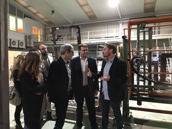 Jordi Sebastià i Mònica Alvaro visiten negocis locals i escolten les reivindicacions dels responsables