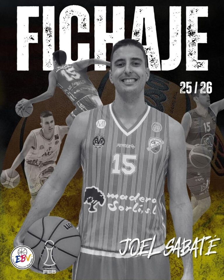 Joel Sabaté s’incorpora a l’EBV per reforçar l’equip aquesta temporada