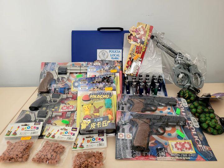 La Uceco intervé a Vila-real diversos productes no aptes per a la venda dins de la campanya ‘joguets segurs’