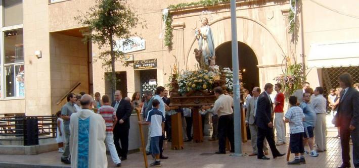 Els Lluïsos inicien les festes amb els actes religiosos a l'espera de l'arribada dels esdeveniments lúdics