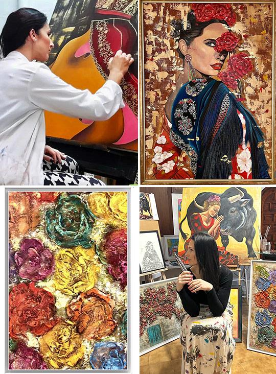 Marián Saco presenta la seua primera exposició a Vila-real: 'Horitzons Existencials. La Identitat de l'Ésser'