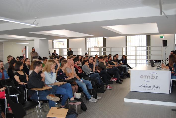 Mig centenar d'alumnes de l’European Master in Business Studies coneixen l’empresa Dolores Cortés 