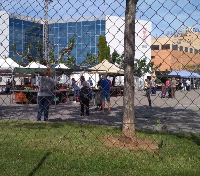Èxit del primer dissabte de mercat de la fruita en la seua nova ubicació a Vila-real durant la crisi sanitària