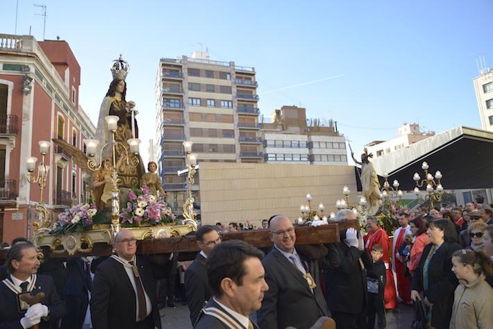 La Santa Missa i la processó de l’Encontre posen fi a una Setmana Santa plena de devoció i tradició