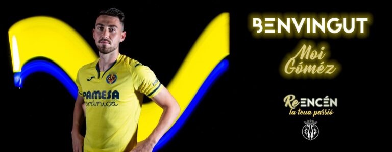 El Villarreal anuncia el fitxatge de Moi Gómez per a les quatre pròximes campanyes