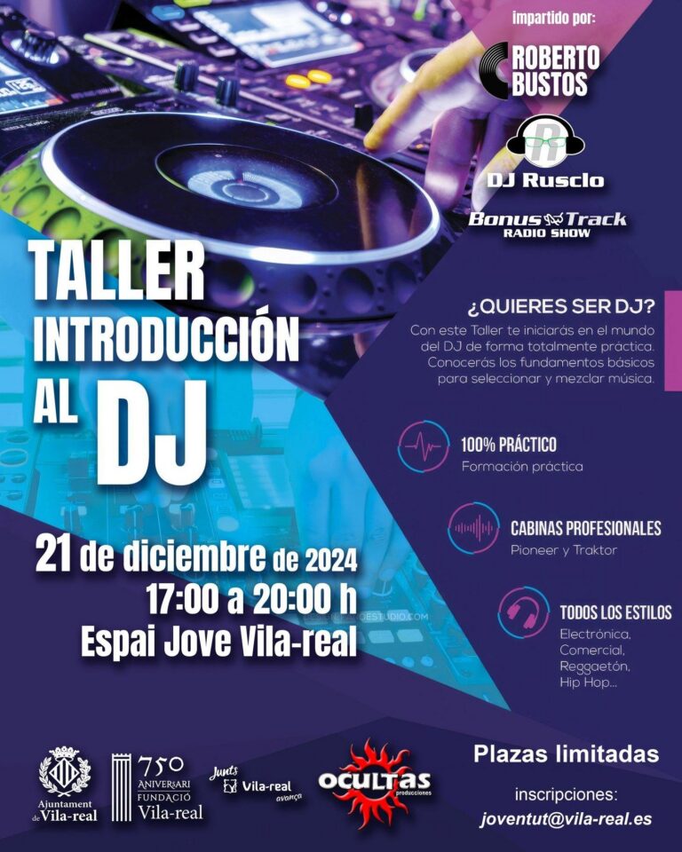 Taller gratuït d’introducció al món del DJ