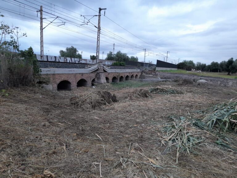 Neteja i desbrossament del Barranquet en els treballs preventius per les pluges de tardor