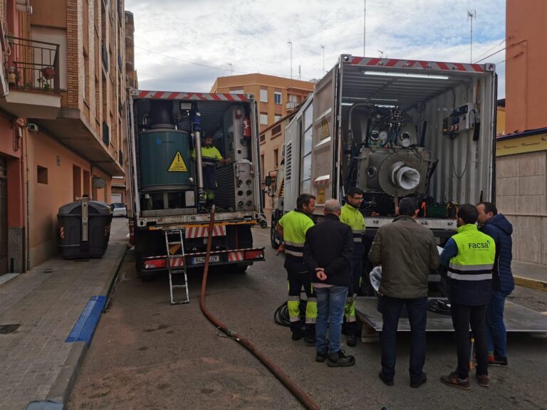 Vila-real avança en el Pla de prevenció d'inundacions amb el segellat ‘antifiltracions’ del col·lector de Pius XII