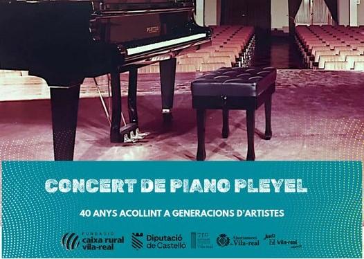Gran vetllada musical a Vila-real per commemorar les quatre dècades del piano Pleyel