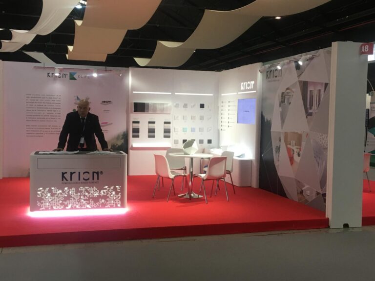 Porcelanosa exposa el treball més innovador a Destaca, Krion®, el Solid Surface Actiu d'última generació