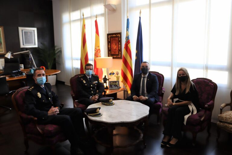 Benlloch rep al nou inspector en cap de la Policia Nacional, Pedro Ortín Soria