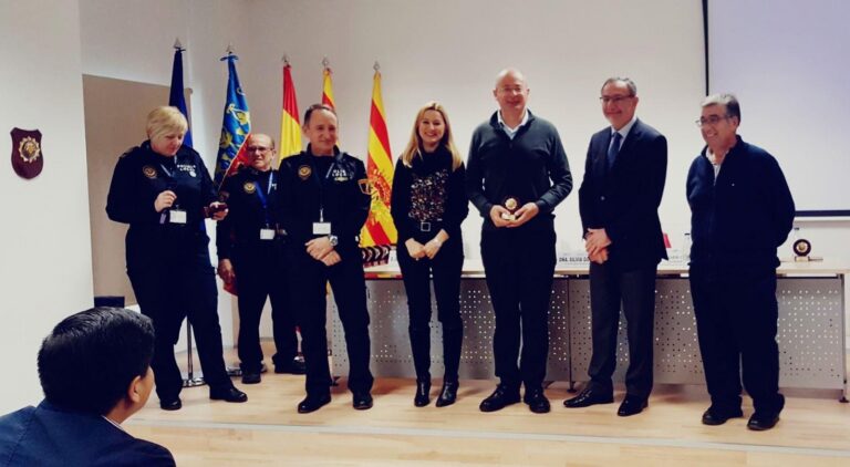 Una delegació d'alts càrrecs de Colòmbia visita les dependències de la Policia Local 