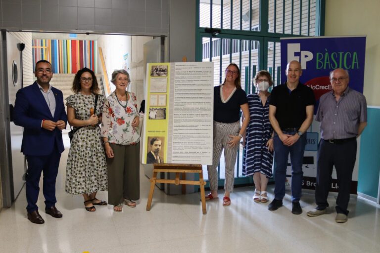 Benlloch rep la besneta del professor Broch i Llop, Elisabetta Broch Magagnini