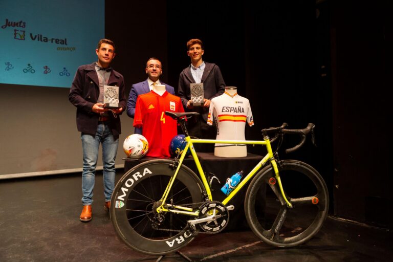 Vila-real coincideix la Medalla d'Or de la ciutat als olímpics Sebastián Mora i Pau Torres