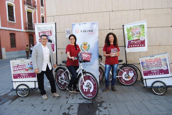 'Recicla els teus aparells' recorre Vila-real avui i demà per a superar les tres tones de residus de l'any passat