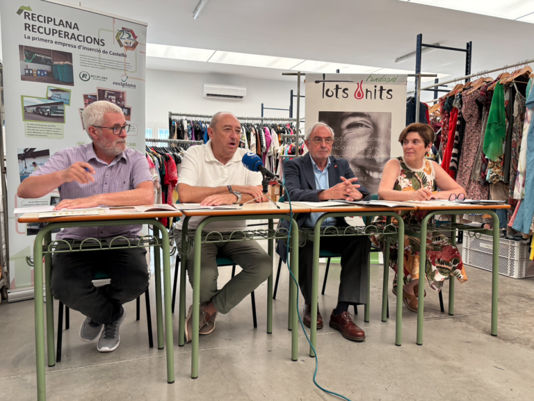 “El treball dignifica”: Reciplana i Tots Units donen una segona oportunitat a centenars de persones a Castelló